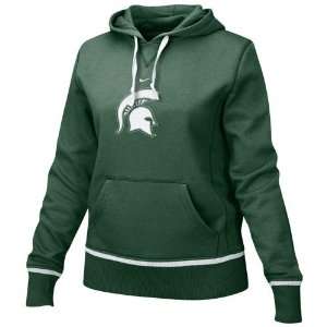  Nike Michigan State Spartans Ladies Green Classic Pullover 