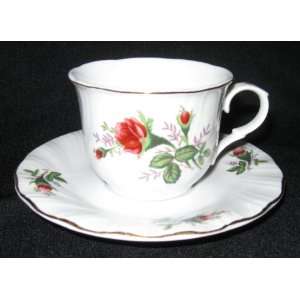  Lynns China Victorian Rose Cup and Suacer Set Everything 