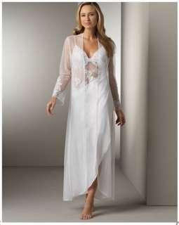 NWT Nightgown Robe JONQUIL Bride  Bias Satin Gown 