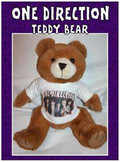 ONE DIRECTION Teddy Bear #1 Boy Band Harry Liam Louis Zayn Niall Free 