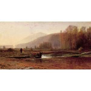  FRAMED oil paintings   Jervis McEntee   24 x 12 inches 