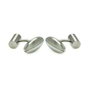   Oval Measurement 10.1Mm X 18.9Mm Stainless Steel Cuff Links Jewelry