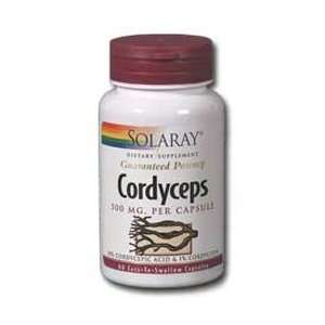  Solaray Cordyceps Extract 60 Caps, 500 mg Health 