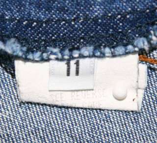   juniors blue jeans denim skirt kj16 brand paris blues size desinger s