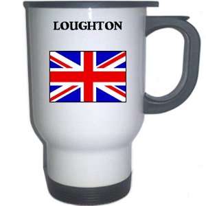  UK/England   LOUGHTON White Stainless Steel Mug 