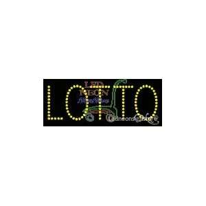 Lotto LED Sign 8 inch tall x 20 inch wide x 3.5 inch deep outdoor only 