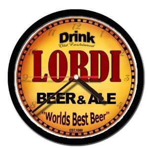  LORDI beer and ale cerveza wall clock 