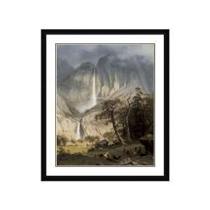   Bierstadt Framed Fine Art Cho Looke Yosemite Fall 1864