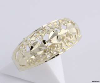 We guarantee this ring to be 10k gold as stamped. Please check out 