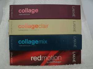 LAKME COLLAGE PERMANENT COLOR ~ANY LISTED COLOR $7.94  