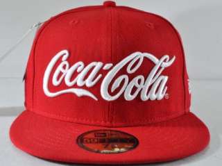 COCA COLA NEW ERA COCA COLA RED/WHITE 59FIFTY FITTED CAP  