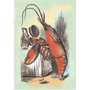  the Looking Glass The Lobster Quadrille 20x30 poster