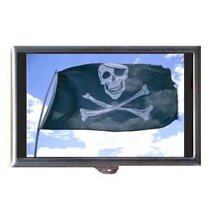  PIRATE FLAG JOLLY ROGER Coin, Mint or Pill Box Made in 