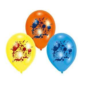 Mickey Mouse, Donald Duck & Pluto Latex 9 Balloons x 6  