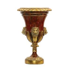  Home Décor Large Lion Head Urn By Sterling