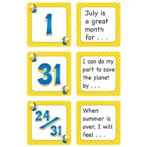  July Polka Dots Calendar Days Story