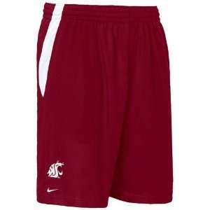  Nike Washington State Cougars Crimson Classic Mesh Shorts 