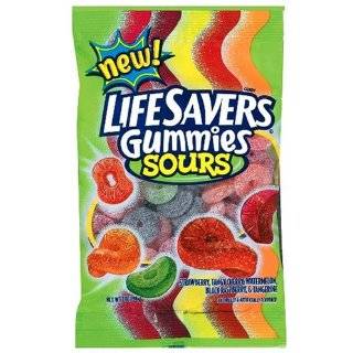 LifeSavers Gummies, Sours, 7 Ounce Bags (Pack of 12)