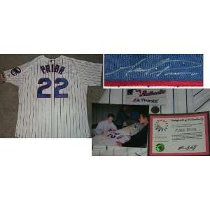  Mark Prior Signed Cubs Majestic Auth. Jersey Sports 