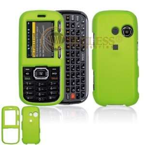 LG Rumor2 LX265 Cell Phone Neon Green Rubber Feel 