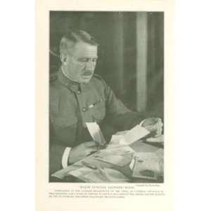  1917 Print Major General Leonard Wood 