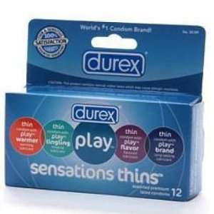  DUREX PLAY SENSATIONS THIN 12 PACK