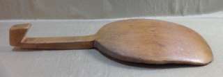   Primitive Flat Wooden Spoon Spatula Soup Ladle Kitchen Utensil  