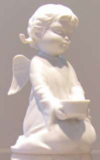 Kaiser Porcelain Kneeling Angel Candle Holder Figurine  