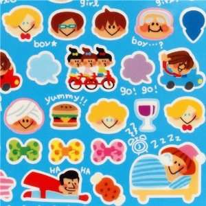  many cute girls sticker kawaii Japan Crux Toys & Games