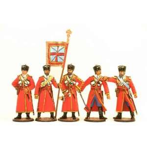  Tin Soldiers * set of 5 * Kazaks * ts.101 Toys & Games