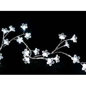  LED Lighted Flower Branch Clear White Wedding Indoor 