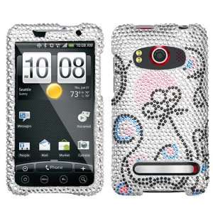  Sunny Flower Diamante Phone Protector Faceplate Cover For 