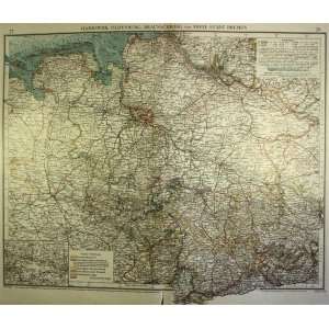  Velhagen and Klasing map of Rheinland and Westfalen (1901 