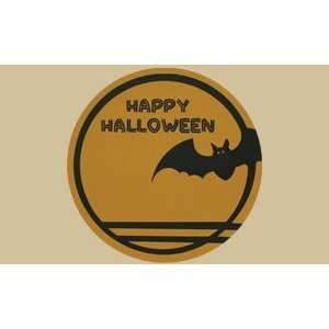  SaltBox Gifts R12HH Round Happy Halloween Sign Patio 