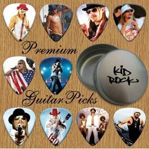  Kid Rock 10 Premium Guitar Picks In Tin (0) Musical 