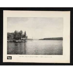  1903 Boston Maine Railroad Lake Sunapee Bay Point NH 