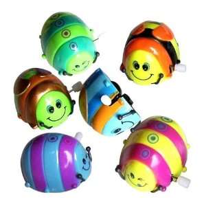   wind up color clockwork ladybird beetle kids toy gift Toys & Games