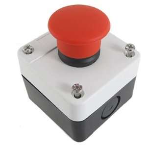   NC Momentary Red Mushroom Cap Push Button Control Station Automotive