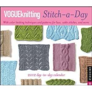  Vogue Knitting Stitch a Day 2012 Desk Calendar Office 