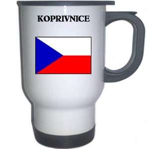  Czech Republic   KOPRIVNICE White Stainless Steel Mug 