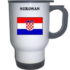  Croatia/Hrvatska   SUKOSAN White Stainless Steel Mug 