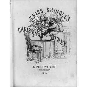 Kriss Kringles Christmas Tree,Ferrett,1845,Santa Claus  