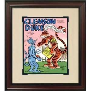   Clemson vs. Duke Historic Football Program Cover