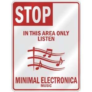   ONLY LISTEN MINIMAL ELECTRONICA  PARKING SIGN MUSIC