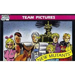   Comics #142 Team Pictures New Mutants Trading Card Toys & Games