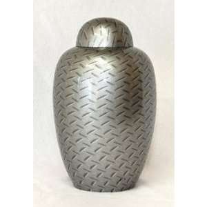  Diamond Point Metal Urn for Ashes