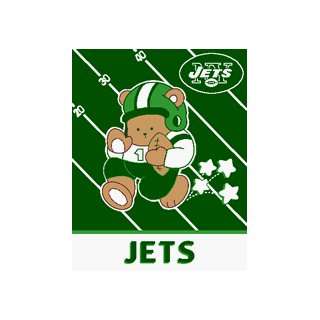    NFL New York Jets Baby Throw Blanket Afghan