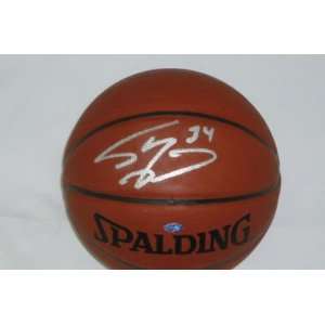  Autographed Shaquille ONeal Basketball   Cavs Mm Holo 