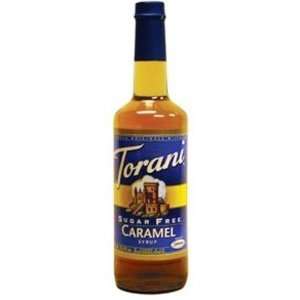 Torani Sugar Free Classic Caramel Syrup 12.7 oz.  Grocery 