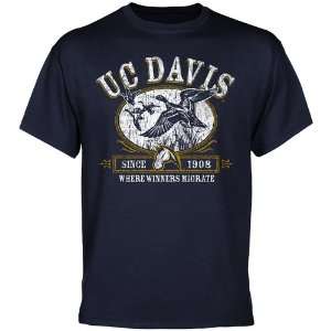  UC Davis Aggies Winners Migrate T Shirt   Navy Blue 